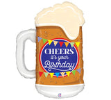 H-Bday Beer Cup Bouquet 7 Pc