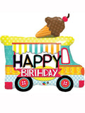 Happy Birthday Ice Cream Cone Balloon Bouquet