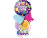 Birthday Suck Balloon Bouquet