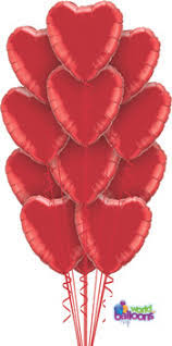 Red Heart Bouquet 13Pcs
